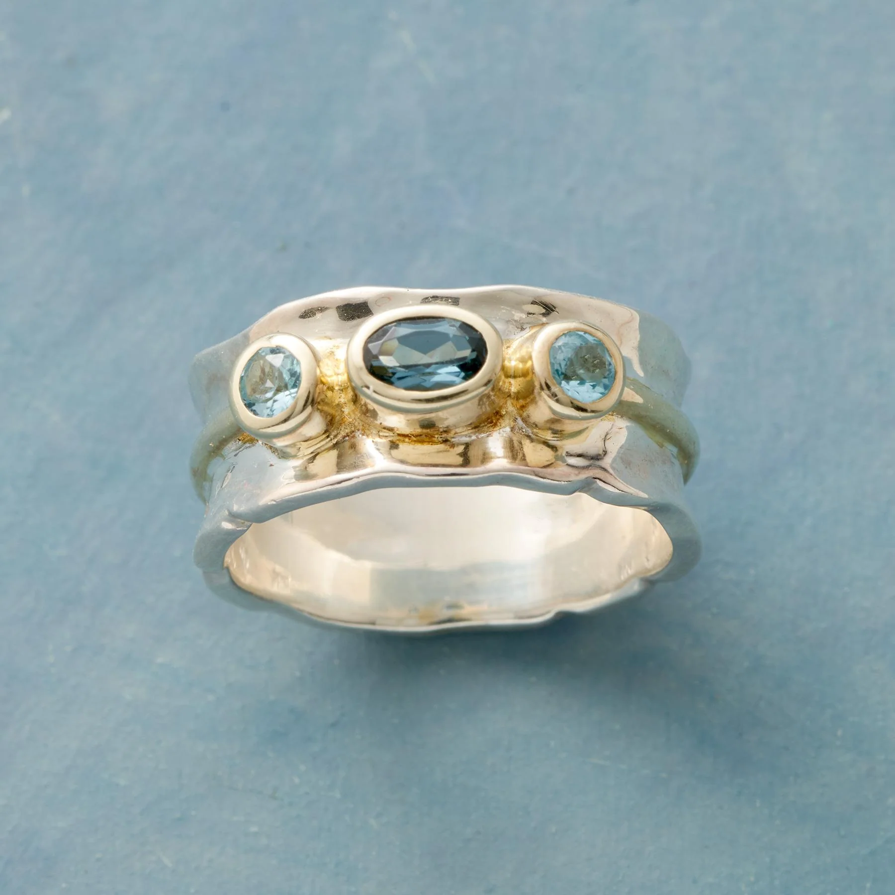 Three On A Wire Ring