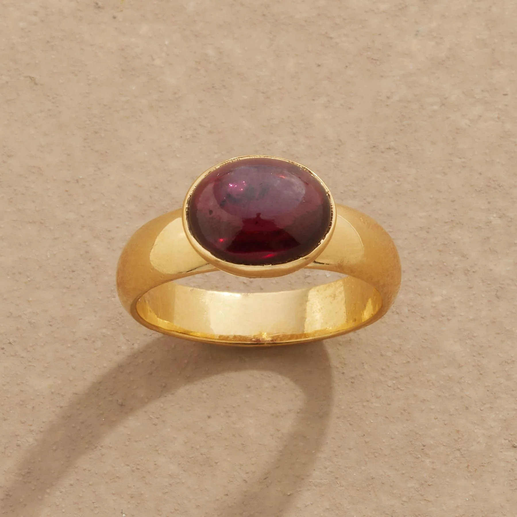 Dominique Garnet Ring