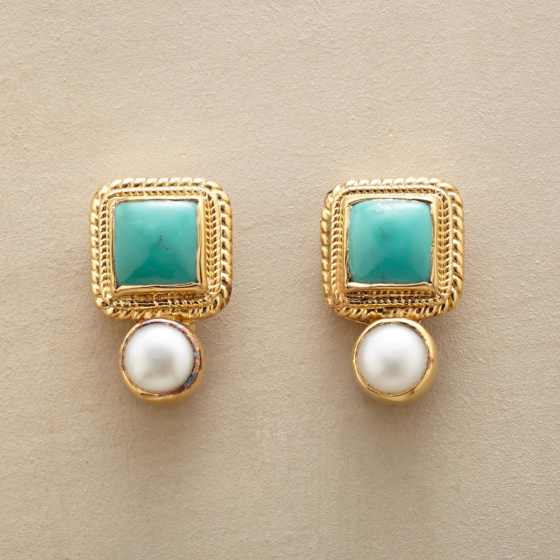 Tibetan Turquoise Earrings