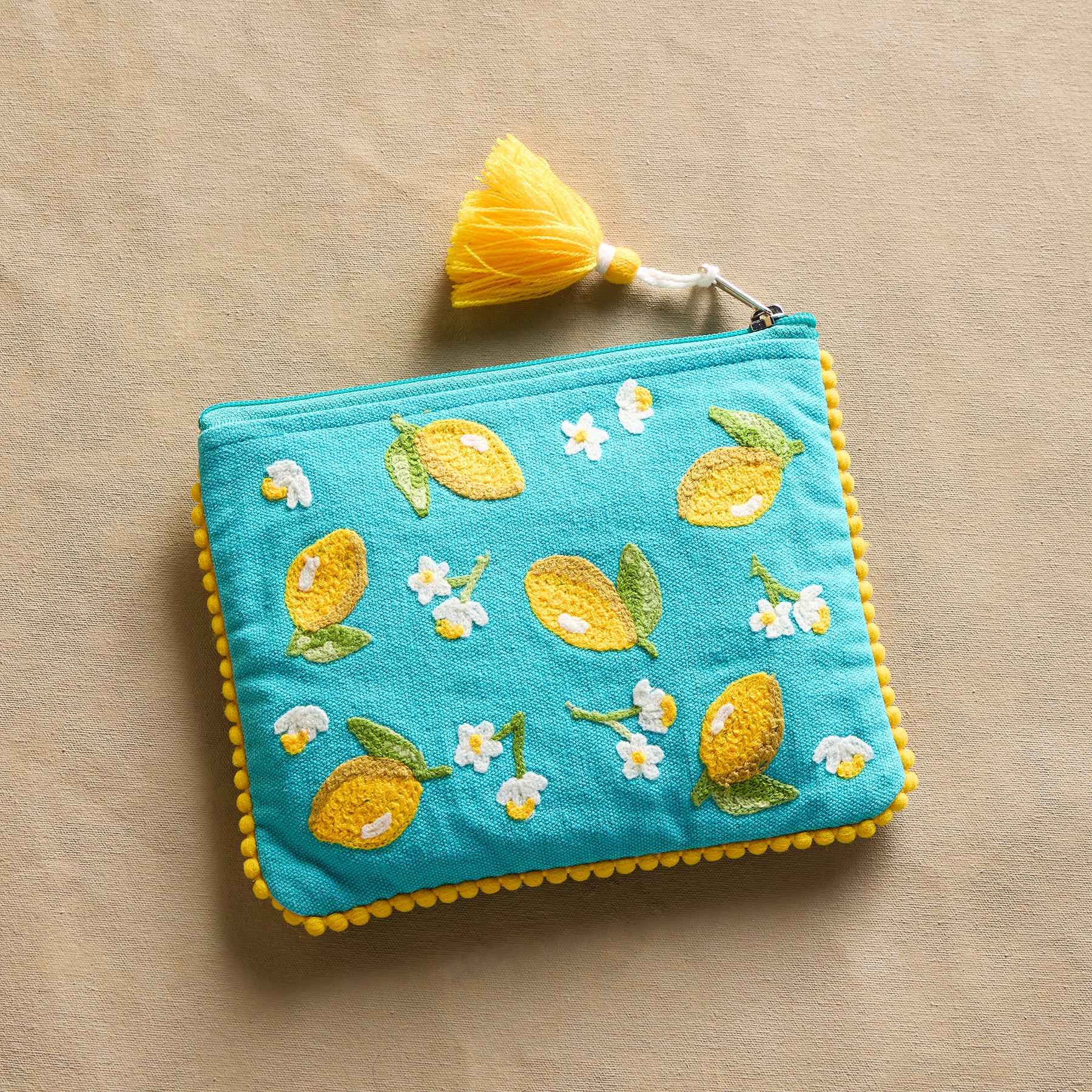 Limoncello Zippered Pouch