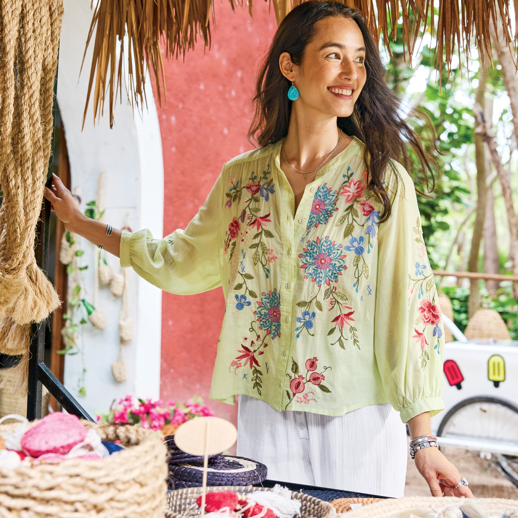 Catania Embroidered Blouse