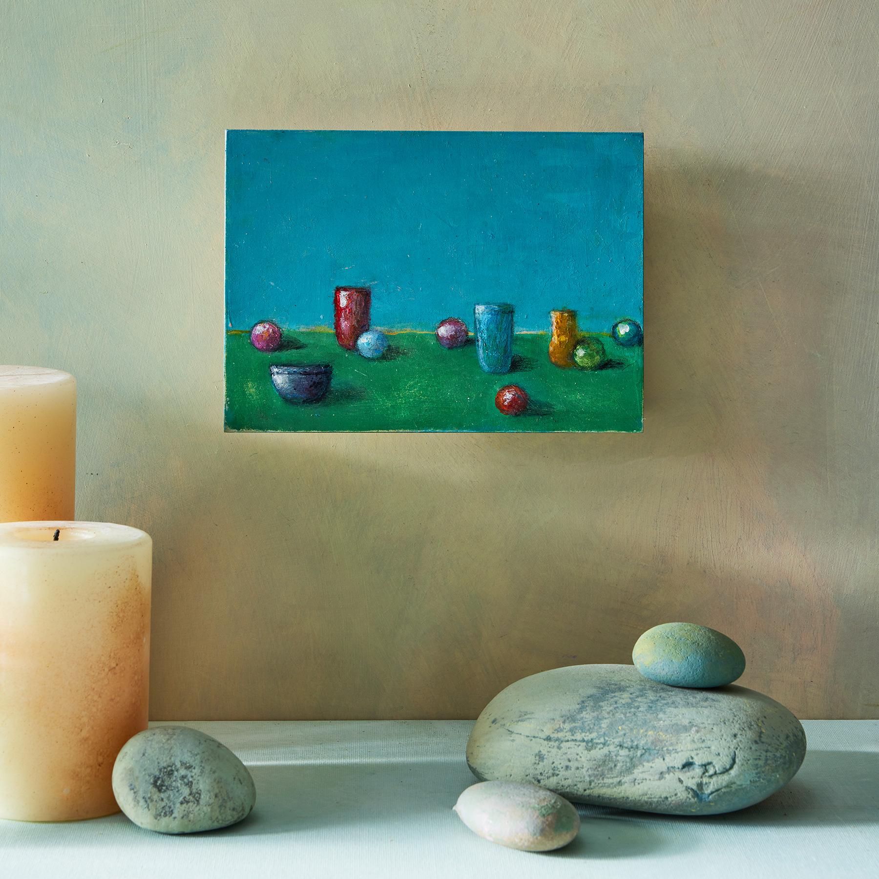 Very Red Ball Painting