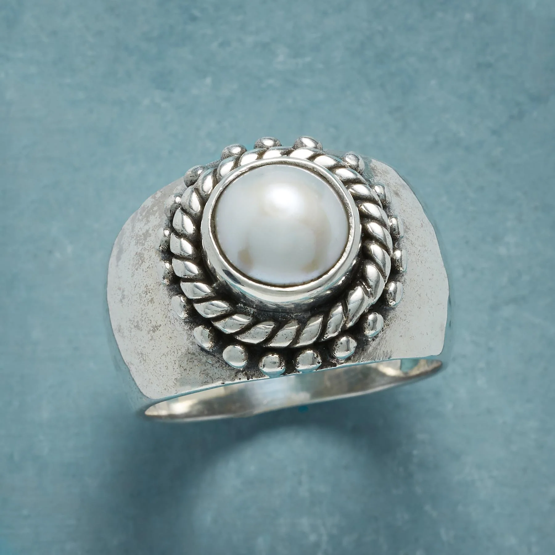 Pearl Porthole Ring