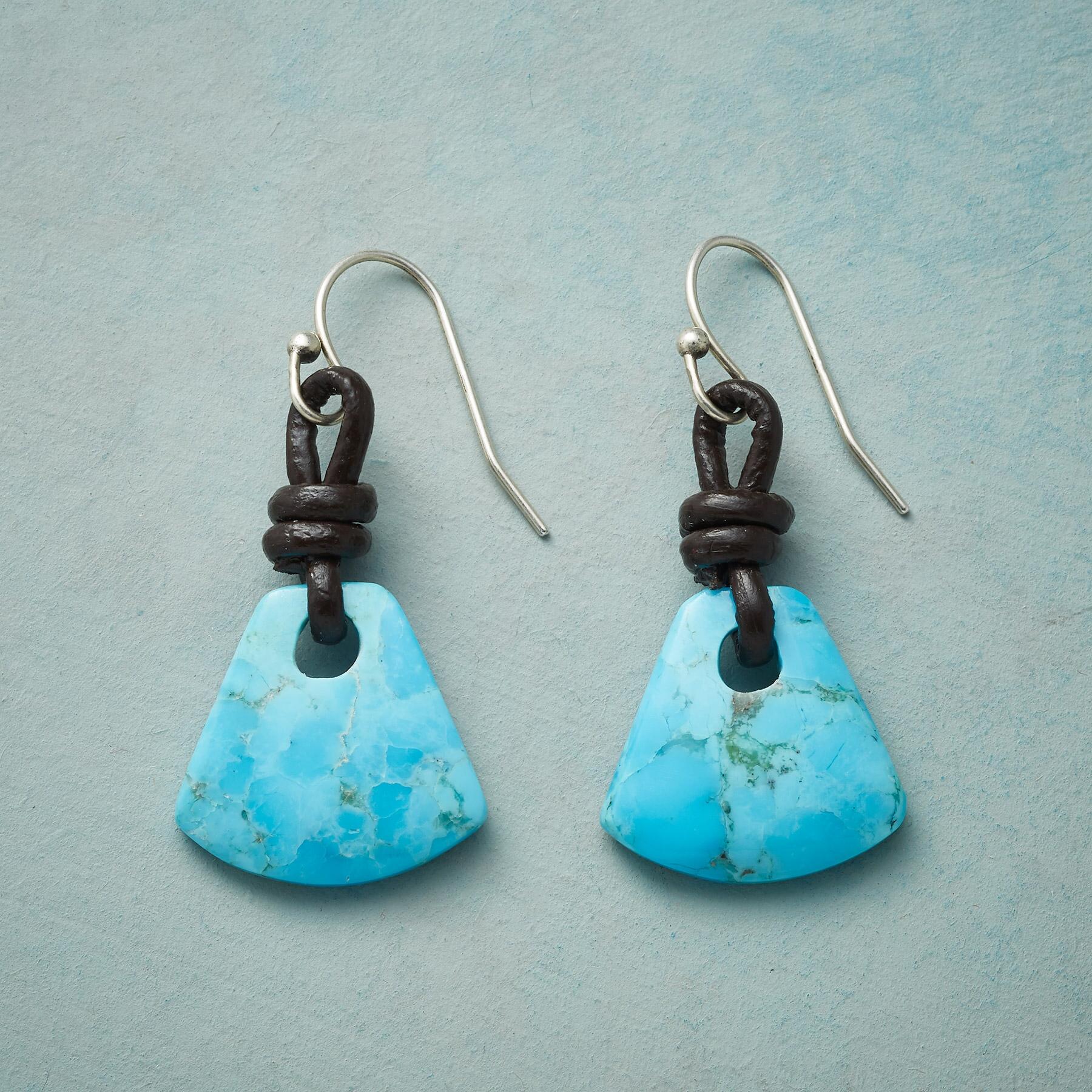 Tethered Turquoise Earrings