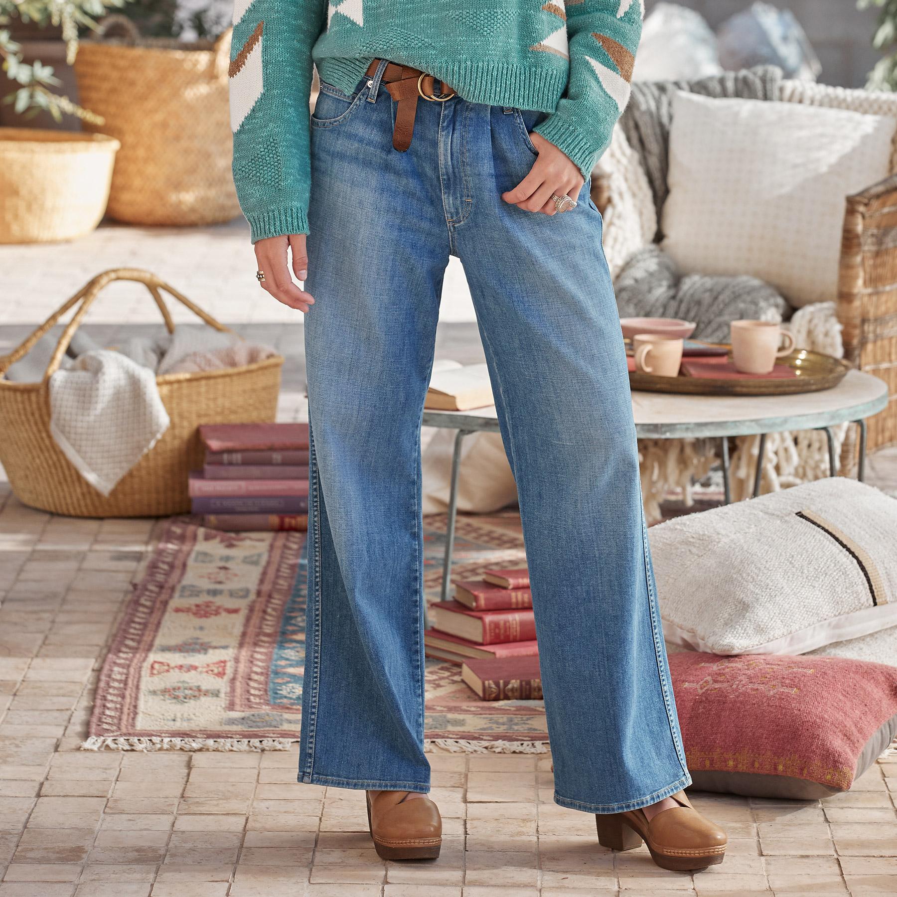 Florence Pleated Jeans