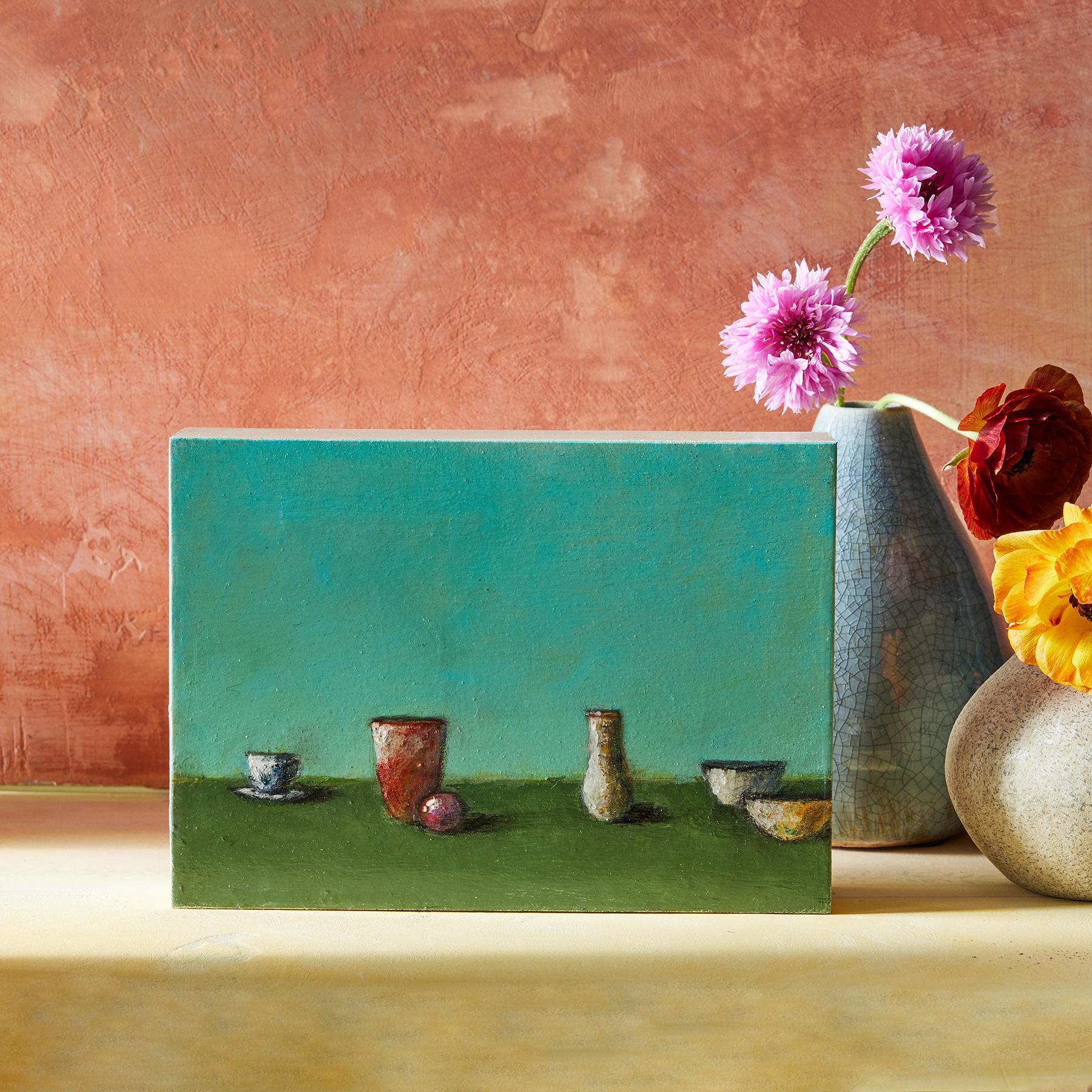 Turquoise Sky Painting