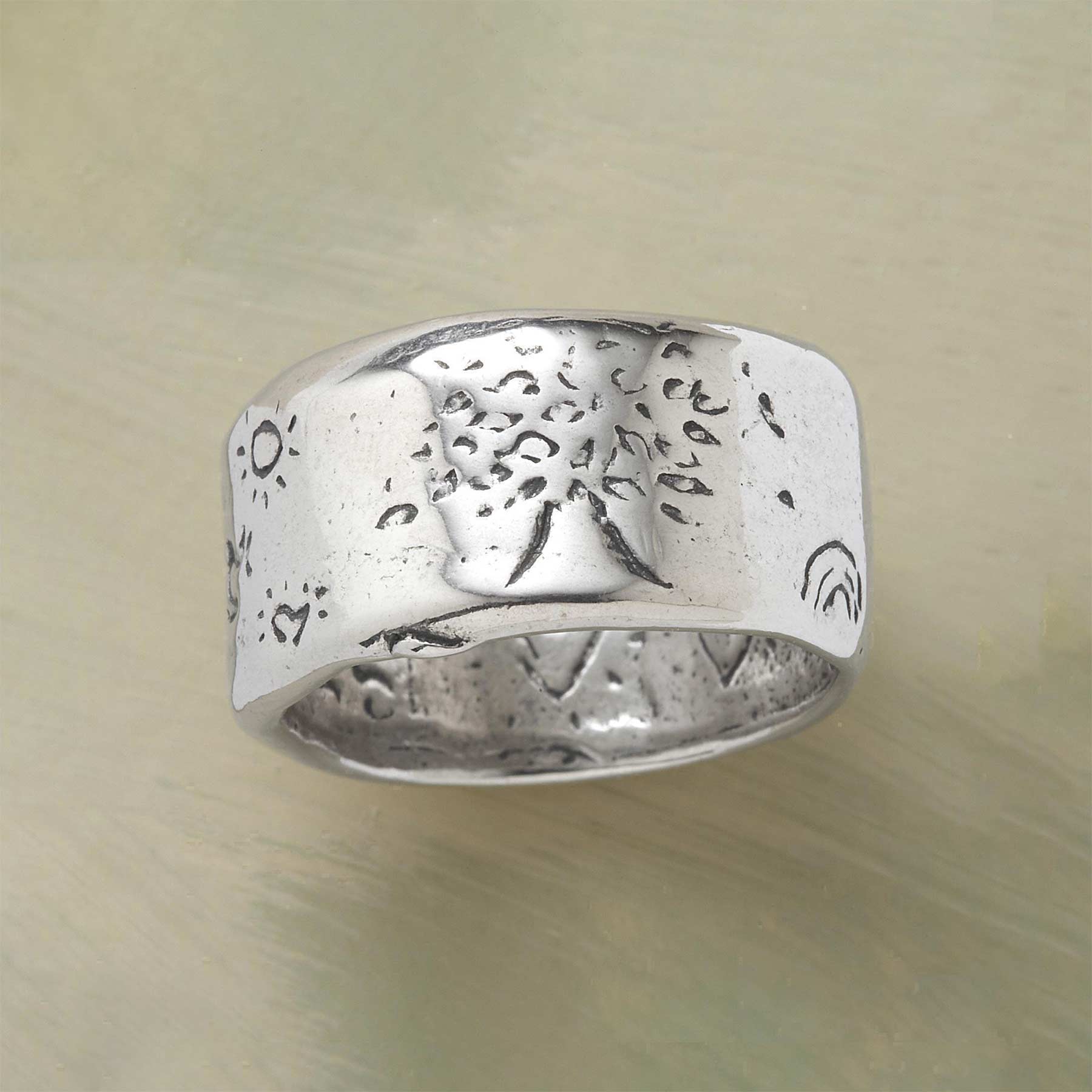 Sterling Silver Strength Ring