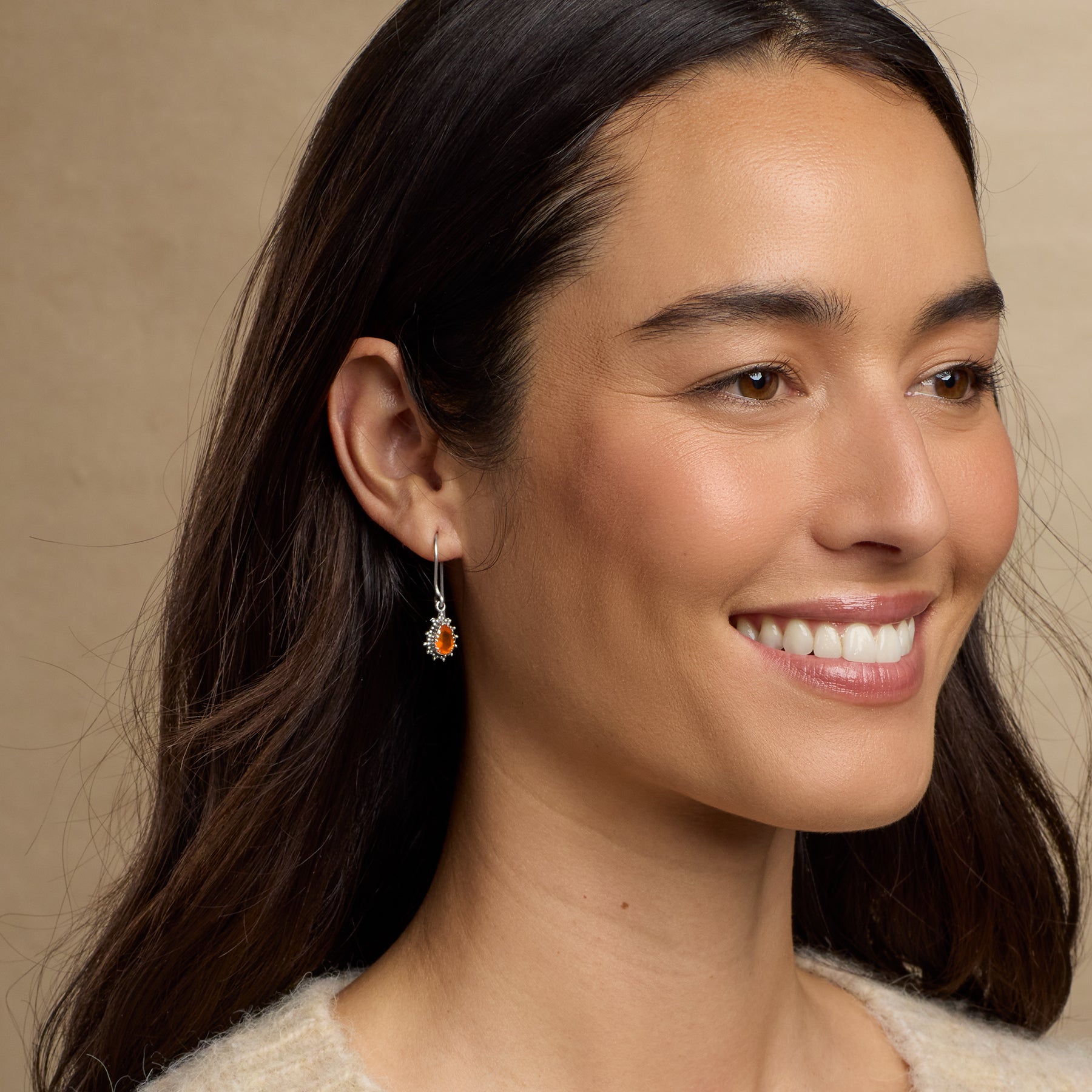 Carnelian Bonfire Earrings