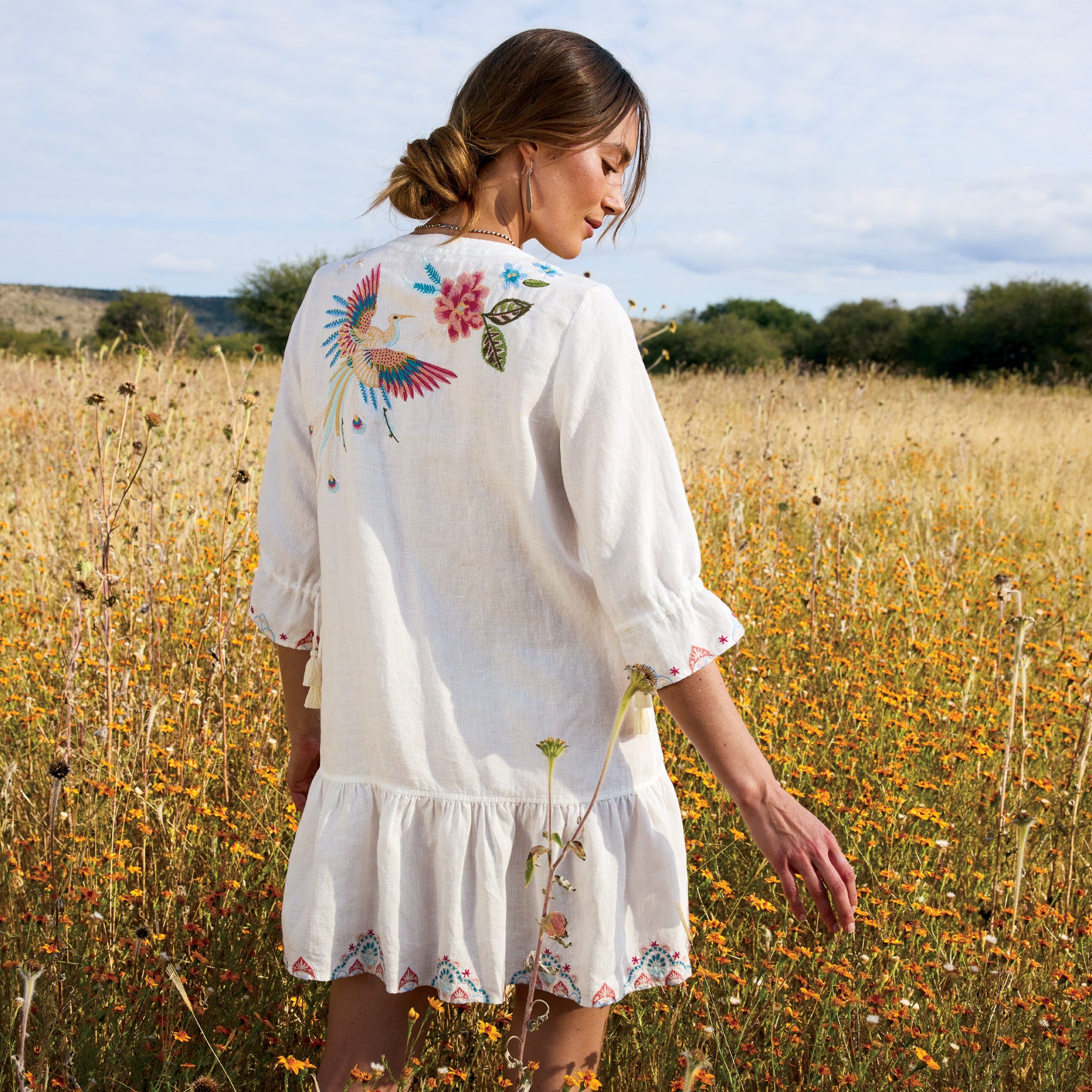 Emika Kimono Sleeve Dress