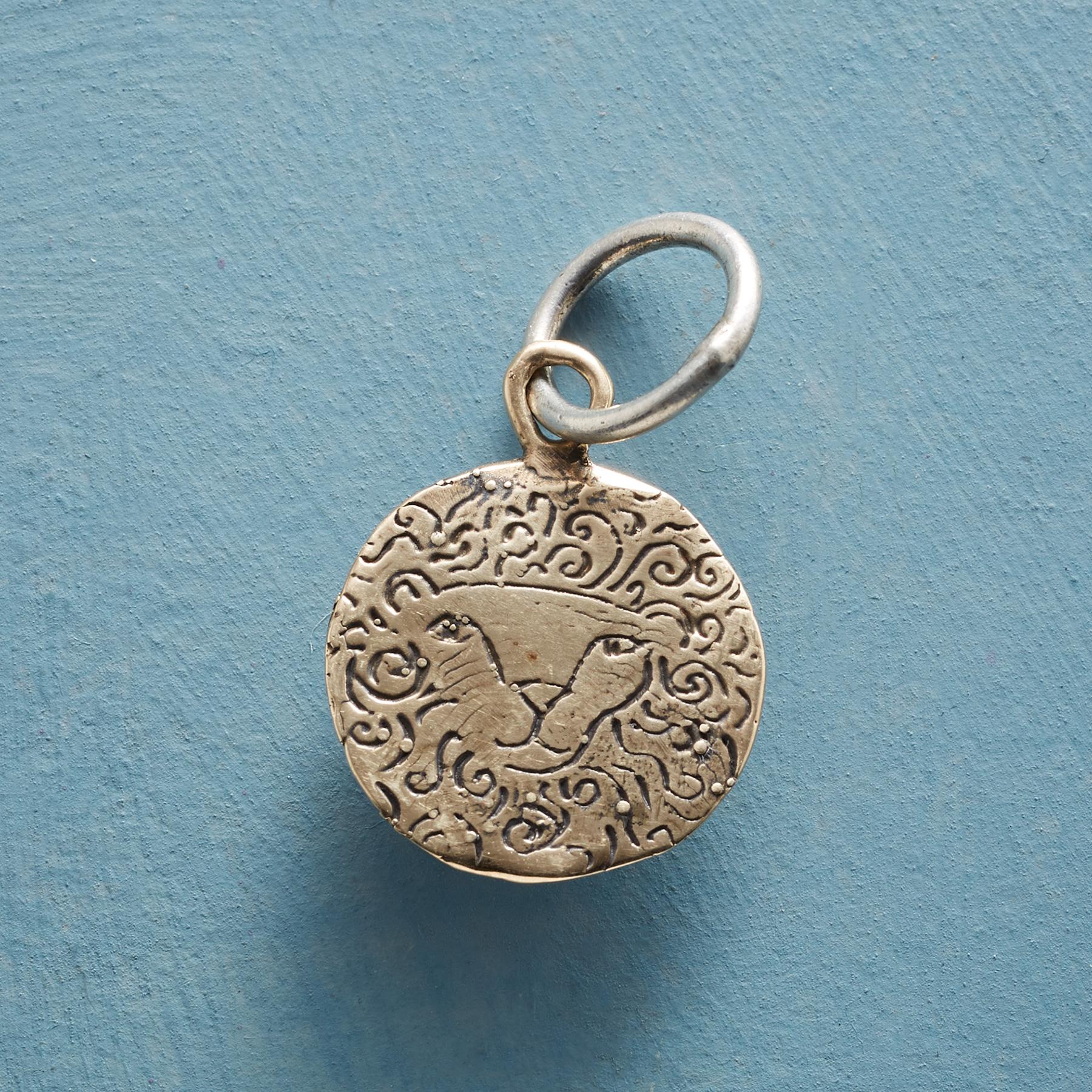 Gold Have Courage Charm