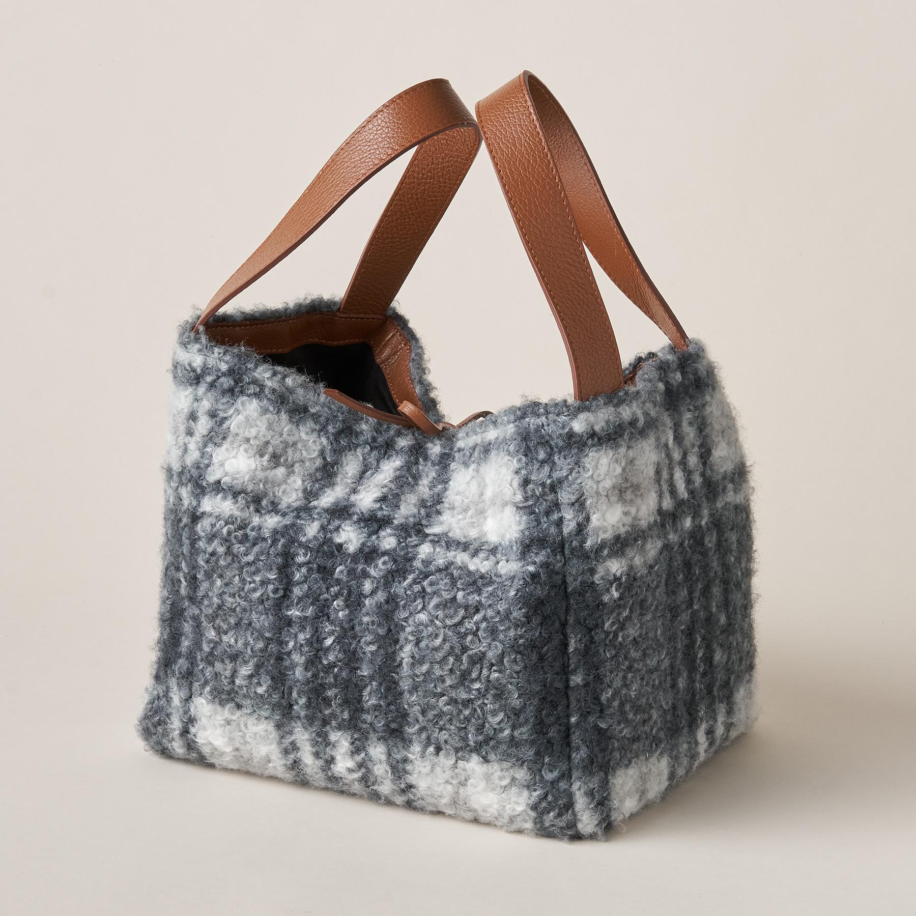 Maple Glen Teddy Plaid Tote