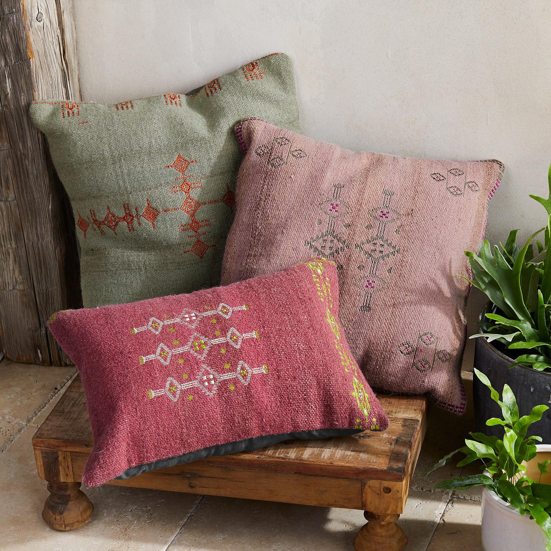 Sunset Ridge Gray Pillow