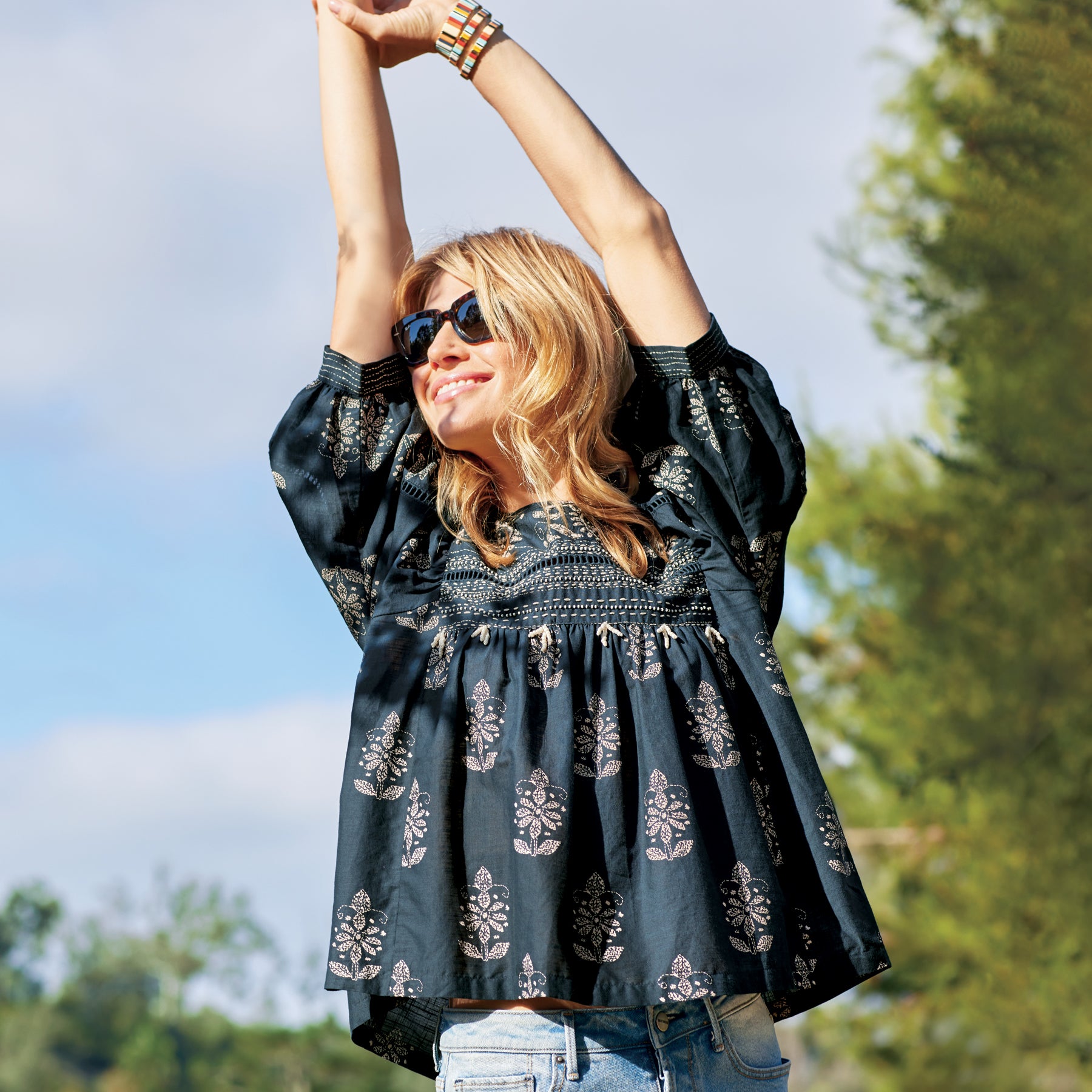 Masha Embroidered Top