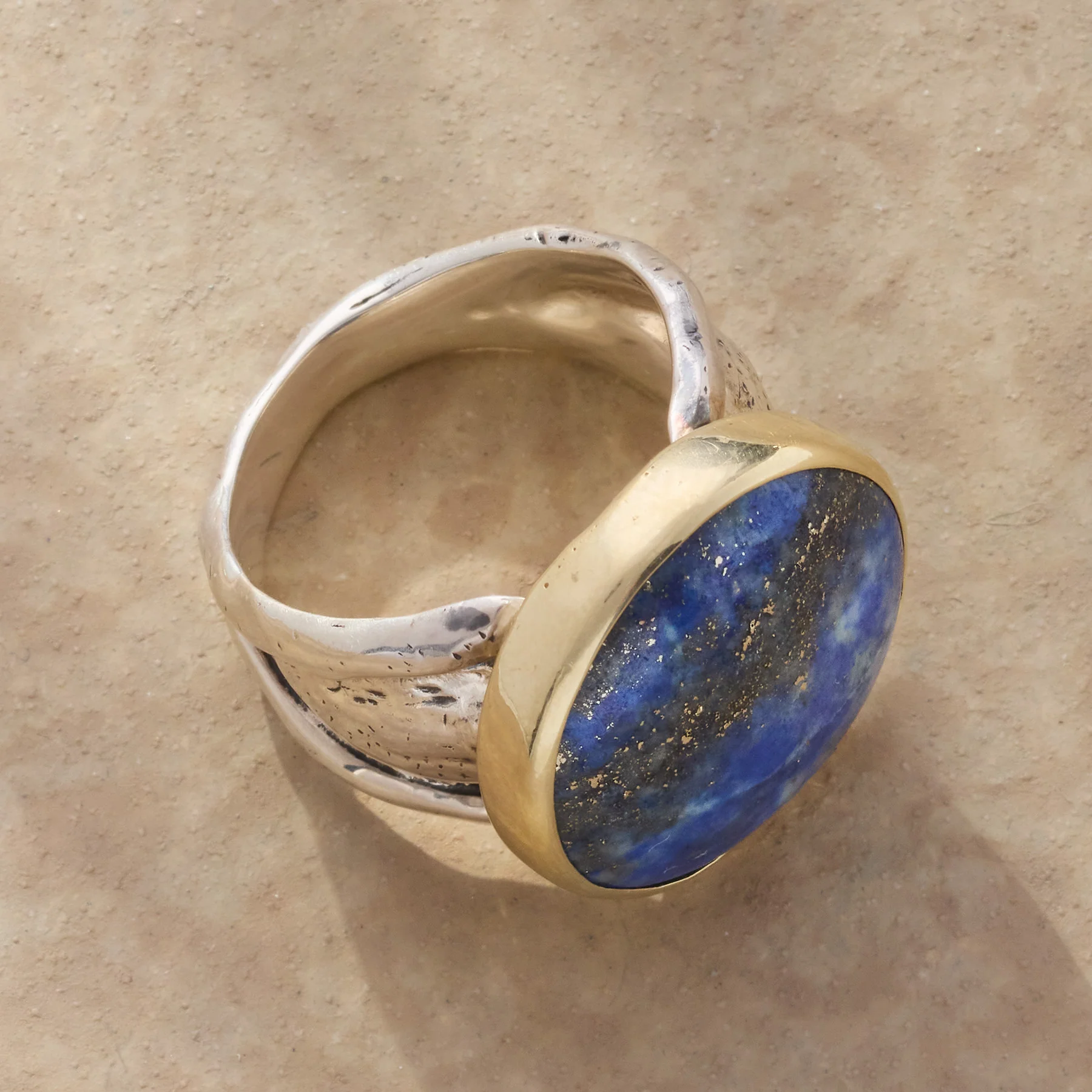 Pooling Lapis Ring
