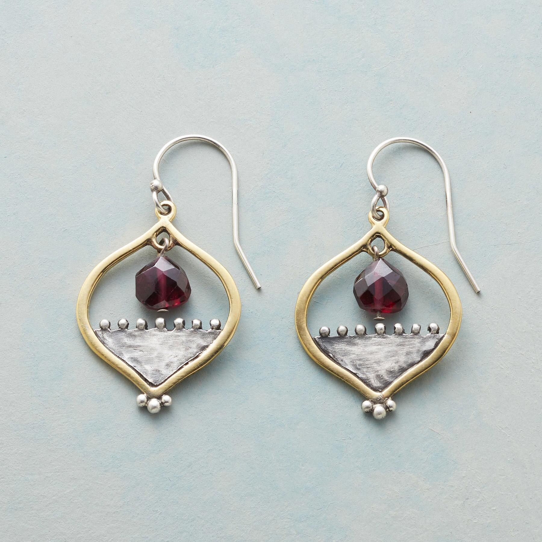 Garnet Rising Earrings