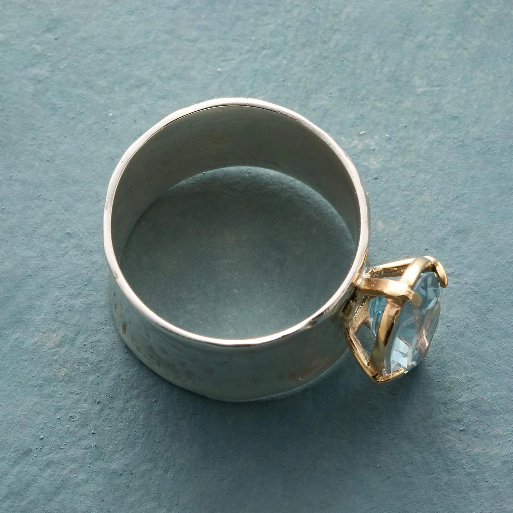 Blue Moon Rising Ring