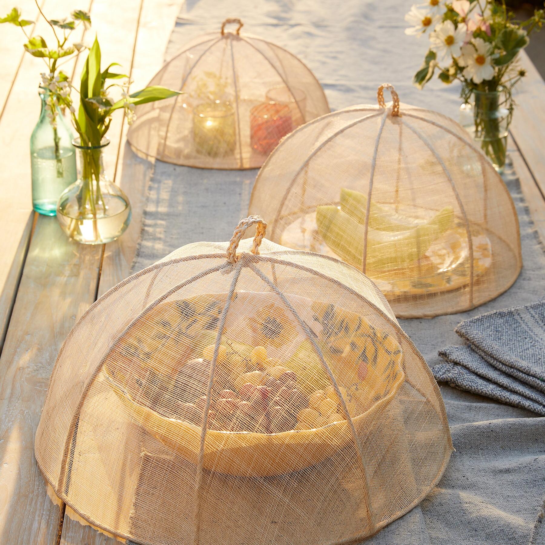 Sinamay Food Covers Set