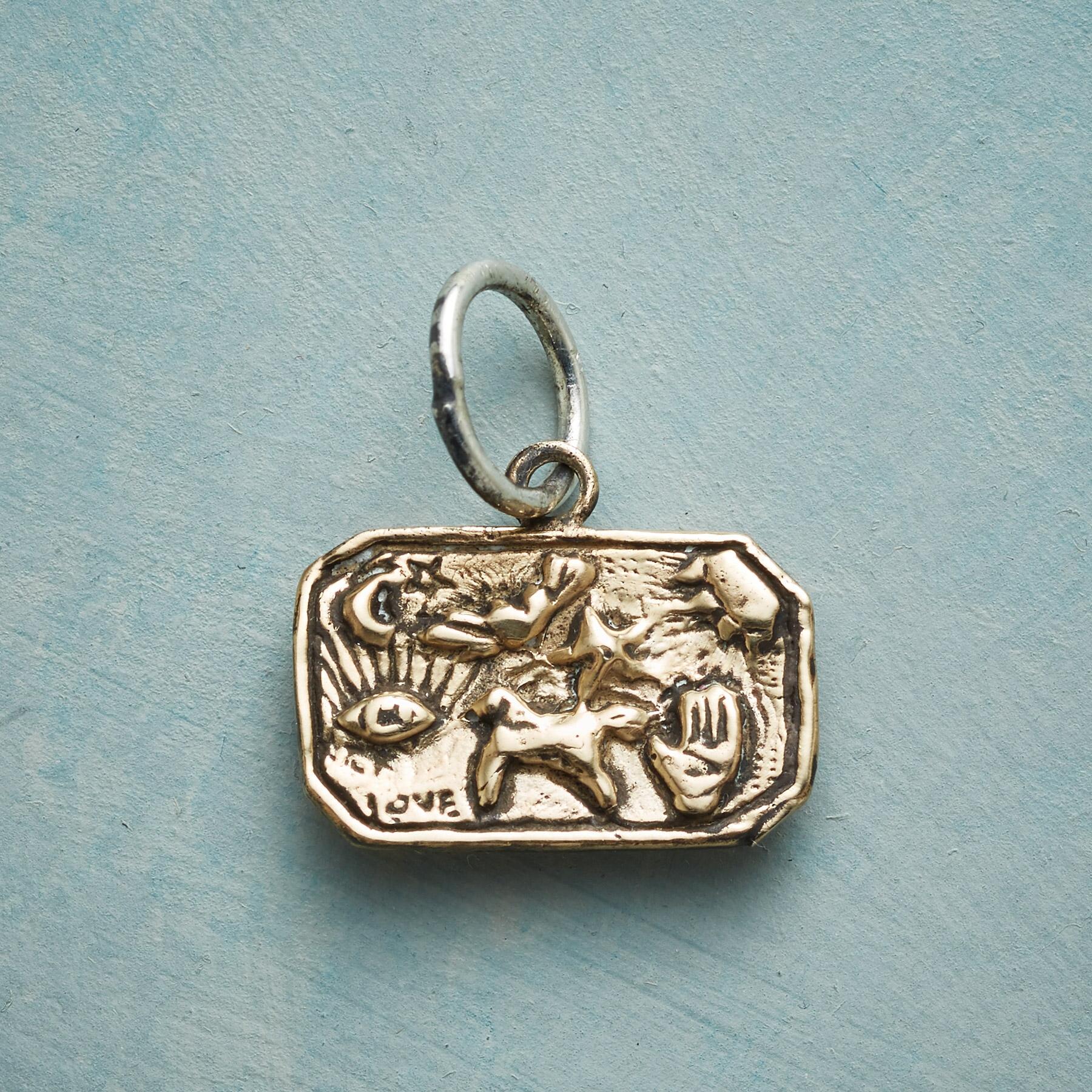 Gold Good Luck Charm