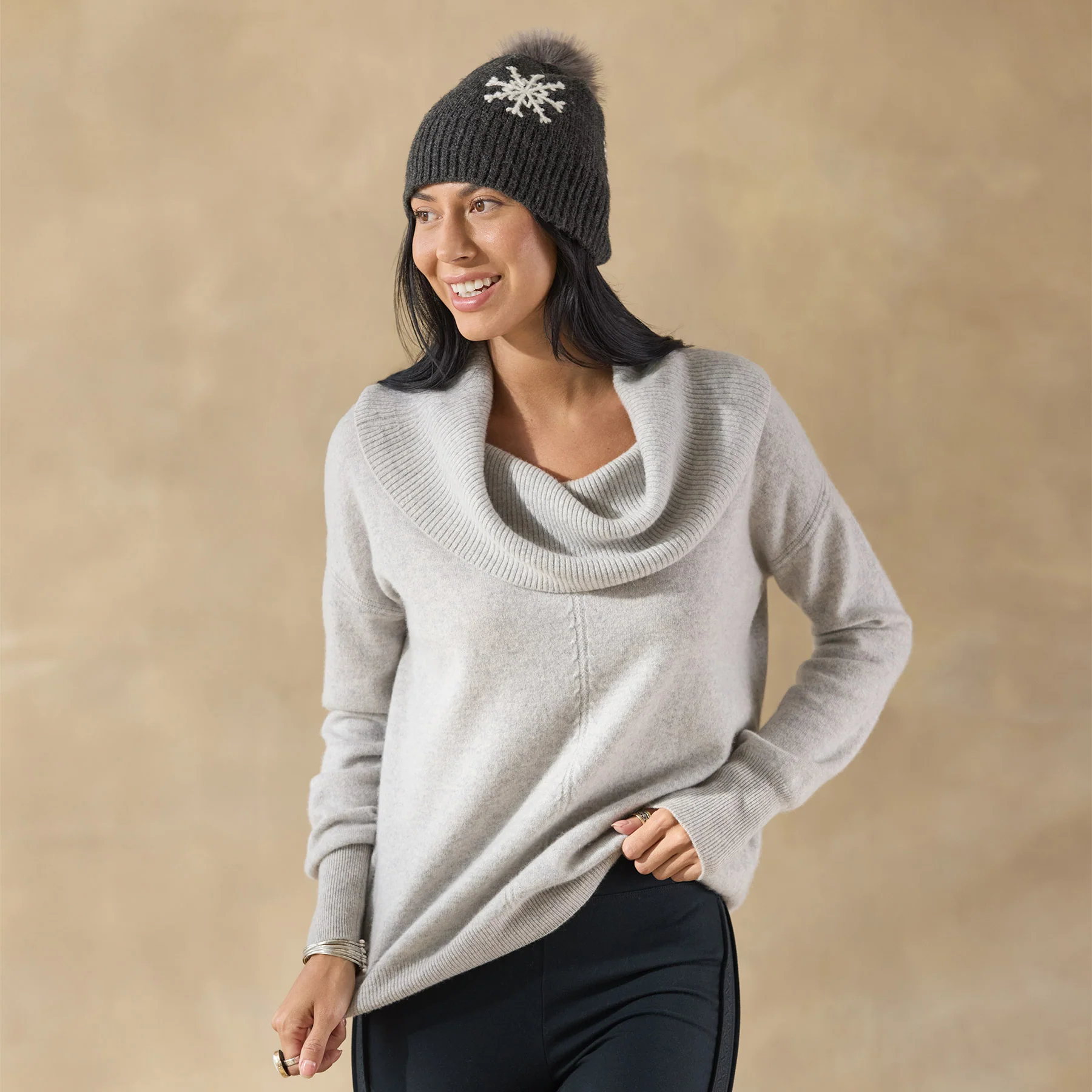 Giovanna Cashmere Cowlneck
