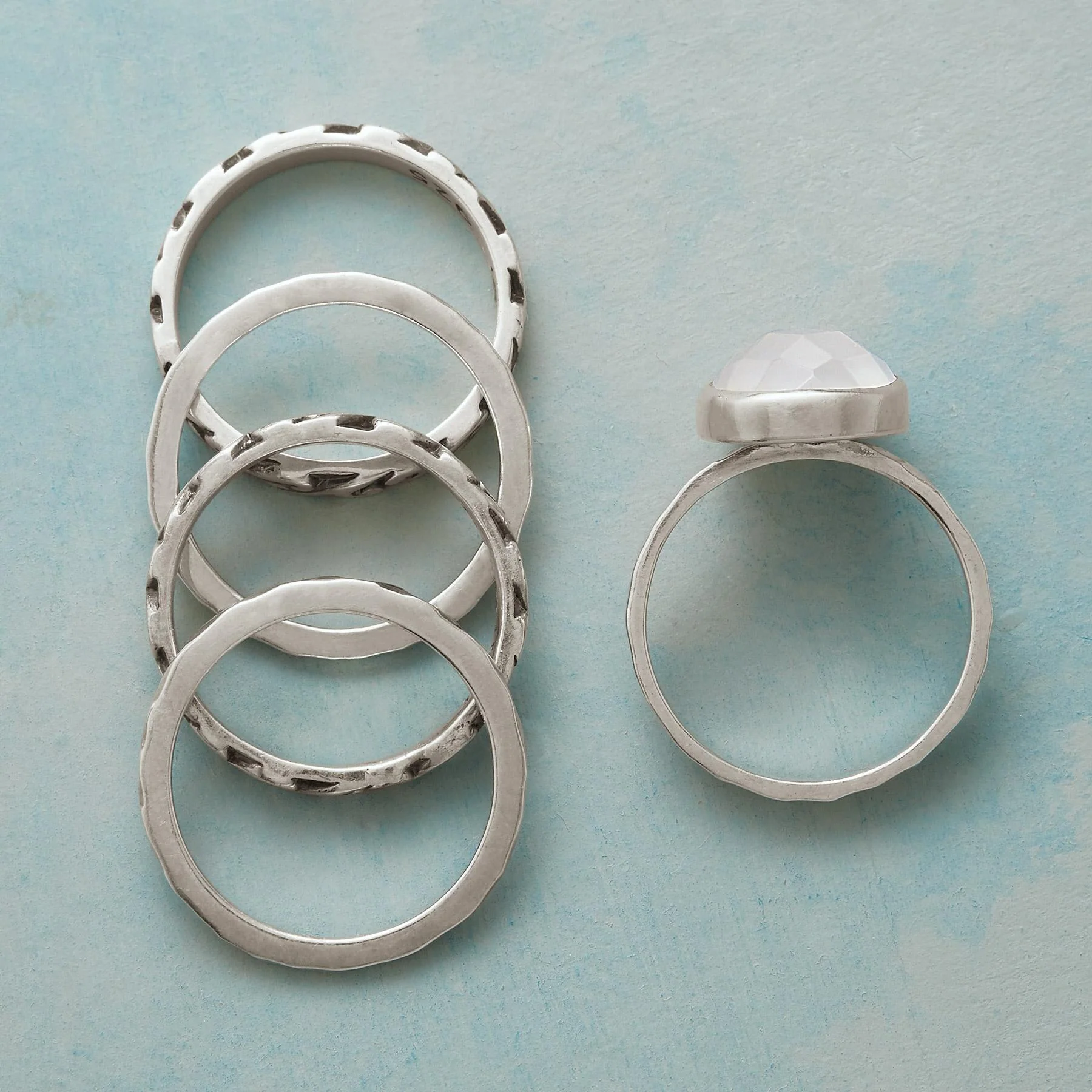Quartz Quint Rings S/5