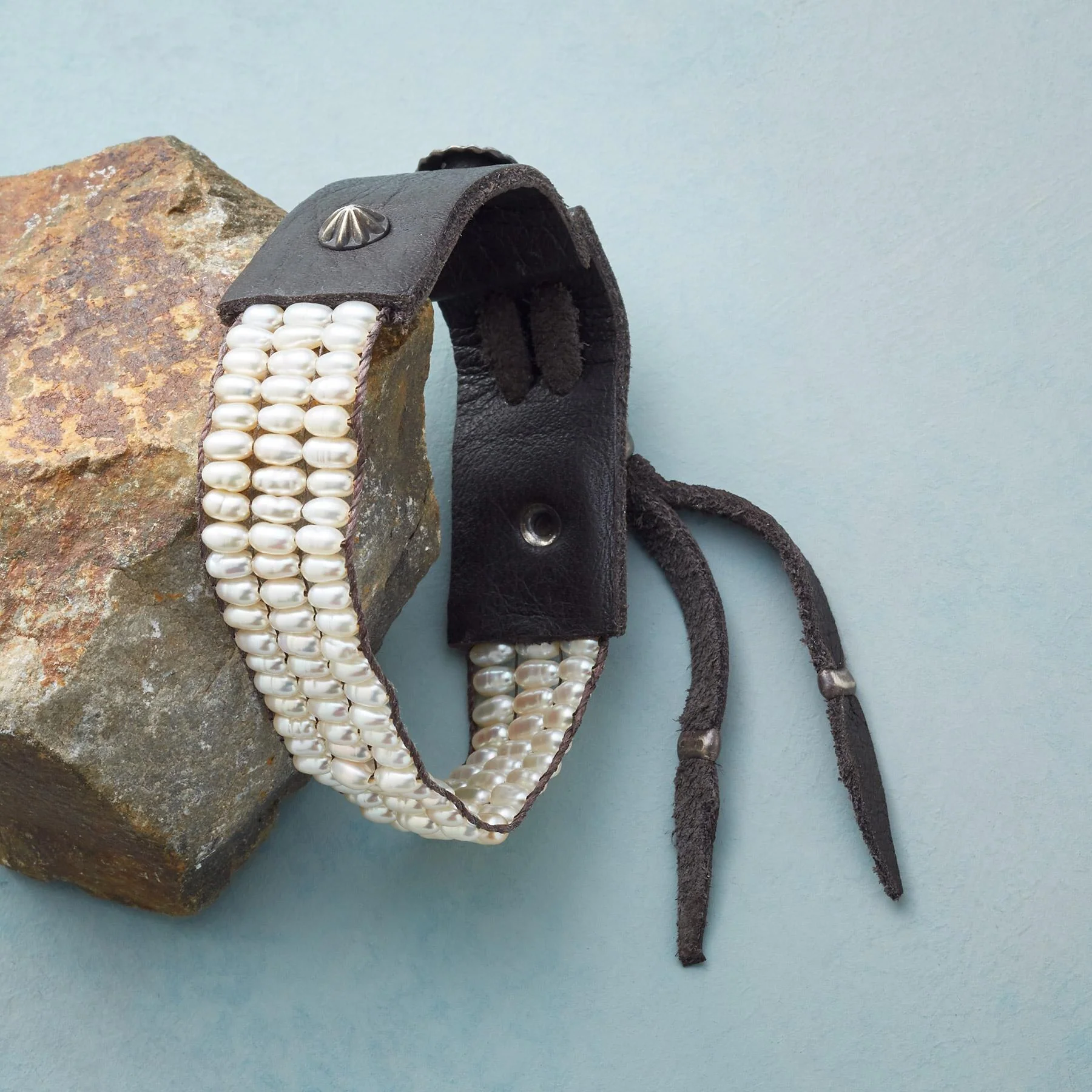 Woven Pearls Bracelet