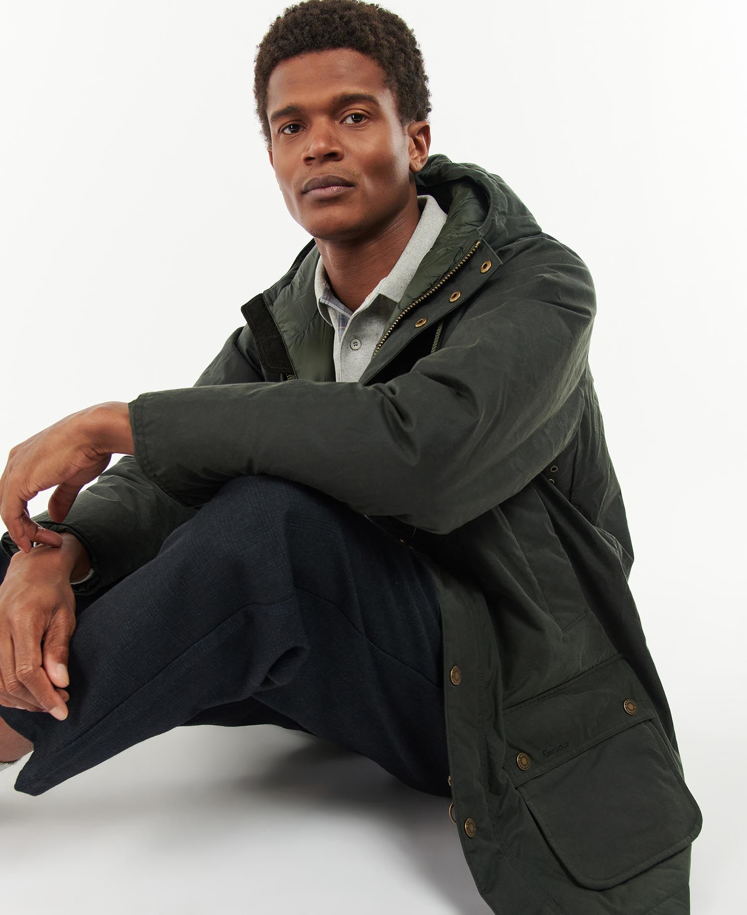 Barbour Hooded Beaufort Wax Jacket