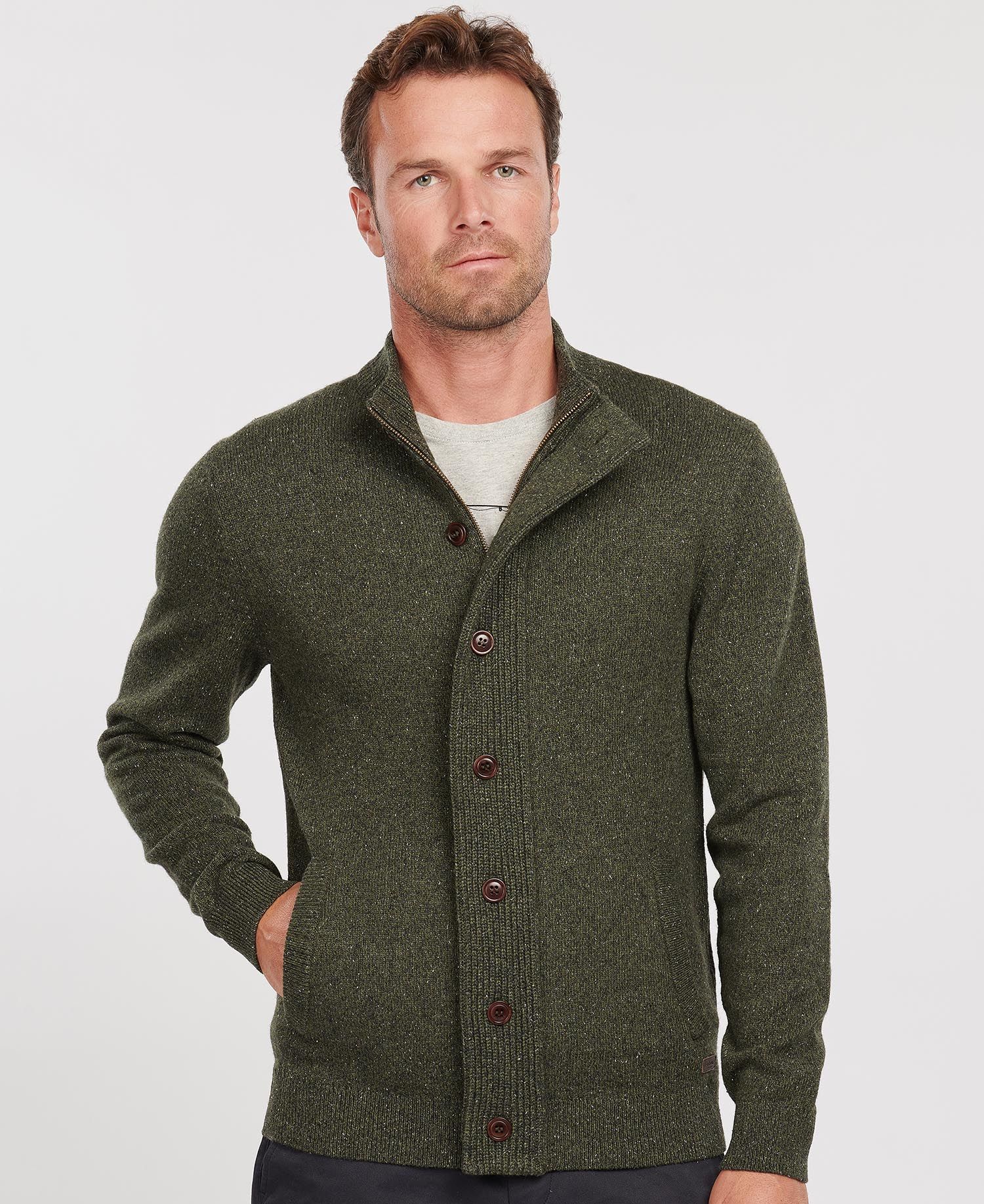 Barbour Tisbury Zip Through Jumper