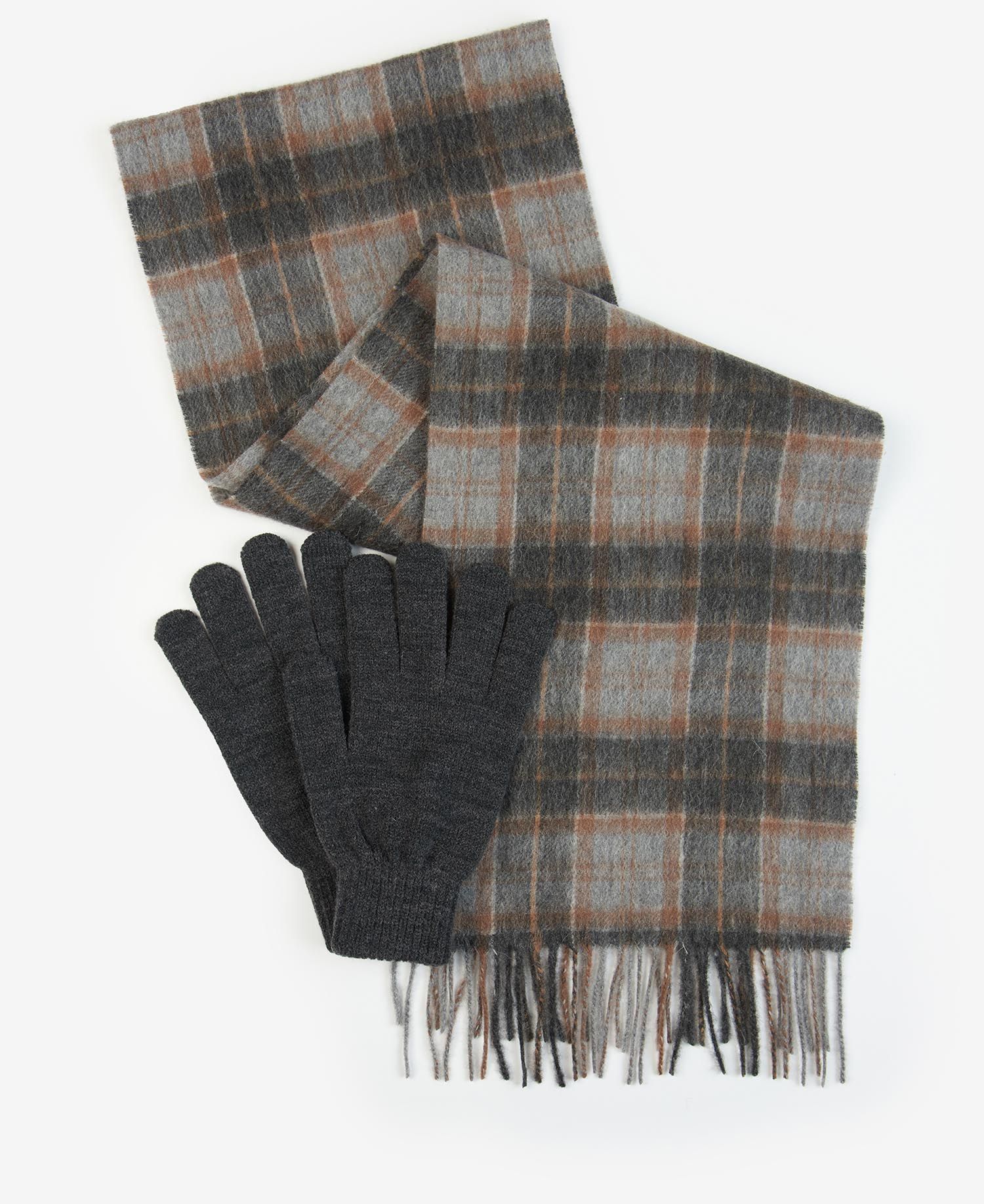 Barbour Tartan Scarf & Glove Gift Set