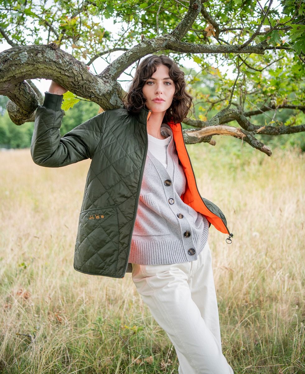 Barbour x Brompton Reversible Fold Quilted Jacket