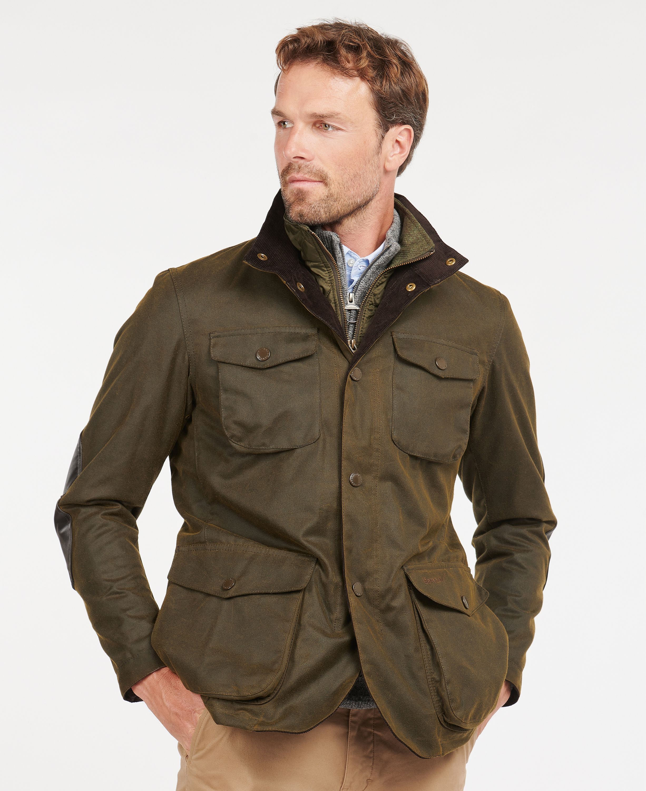 Barbour Ogston Waxed Cotton Jacket